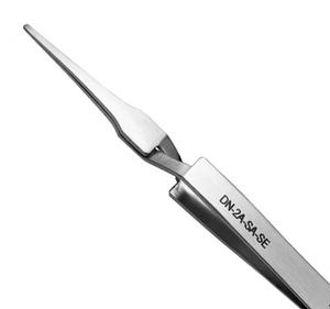 Excelta DN-2A-SA-SE 4.75 Inch Straight Tapered Duckbill Reverse Action Tweezers